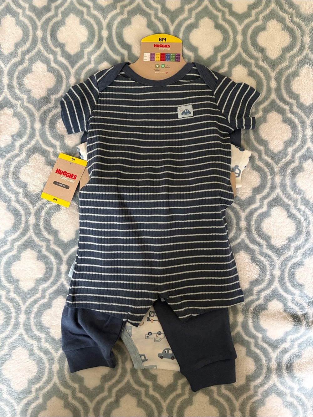 NWT Huggies Babywear 5 Piece Set